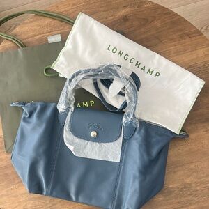 Longchamp Classic Blue Tote Bag